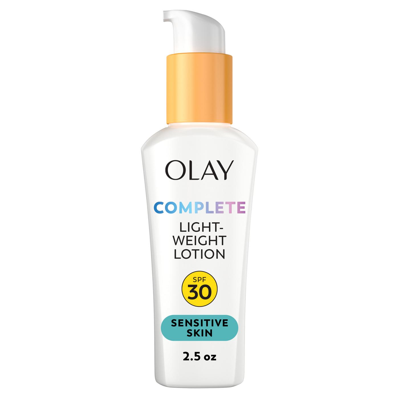 Olay Complete Sensitive Lotion Daily Moisturizer - SPF 30; image 1 of 10