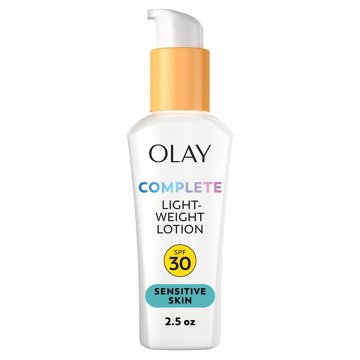 Olay Complete Sensitive Lotion Daily Moisturizer - SPF 30, 2.5 oz