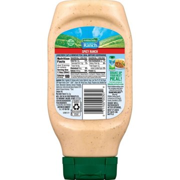Hidden Valley Spicy Ranch Condiment and Dressing, Easy Squeeze Bottle