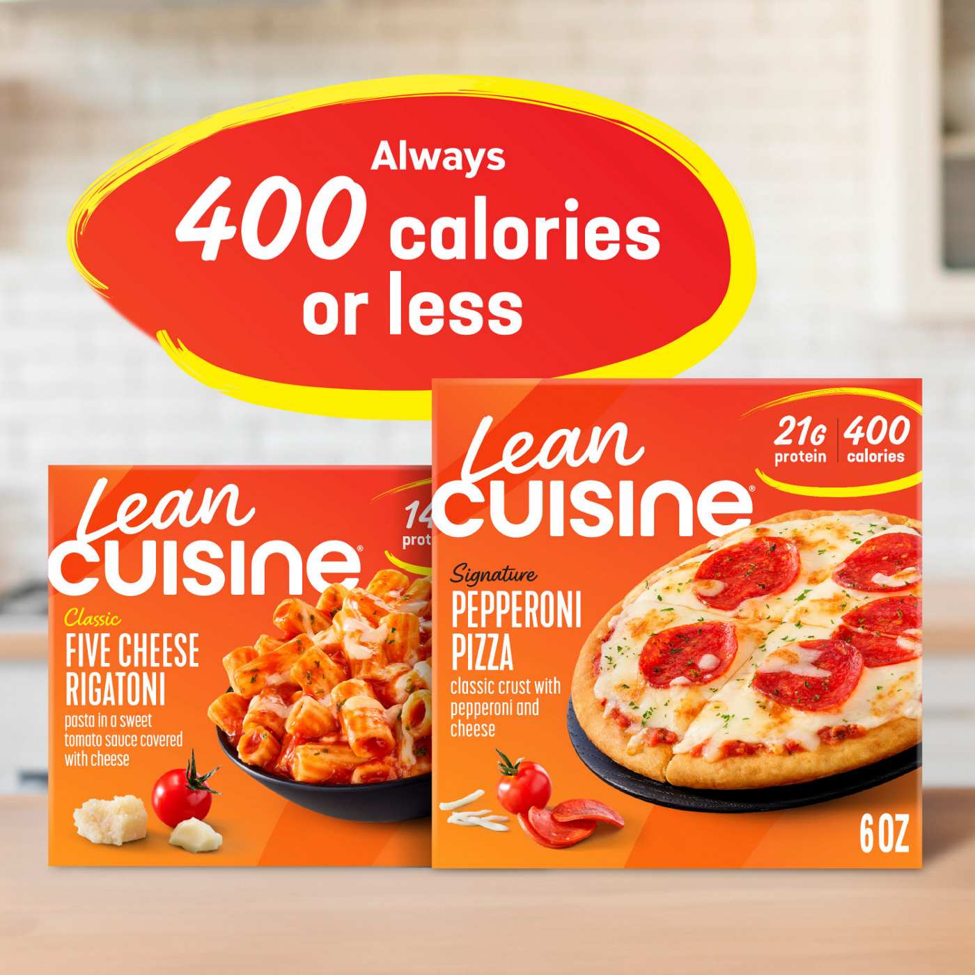Lean Cuisine 21g Protein Personal Pepperoni Frozen Pizza; image 5 of 6