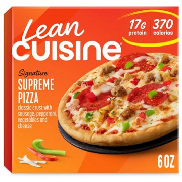 Lean Cuisine 17g Protein Personal Size Supreme Frozen Pizza