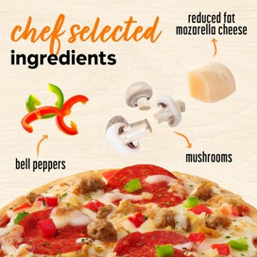 Lean Cuisine 17g Protein Personal Size Supreme Frozen Pizza