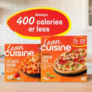 Lean Cuisine 17g Protein Personal Size Supreme Frozen Pizza