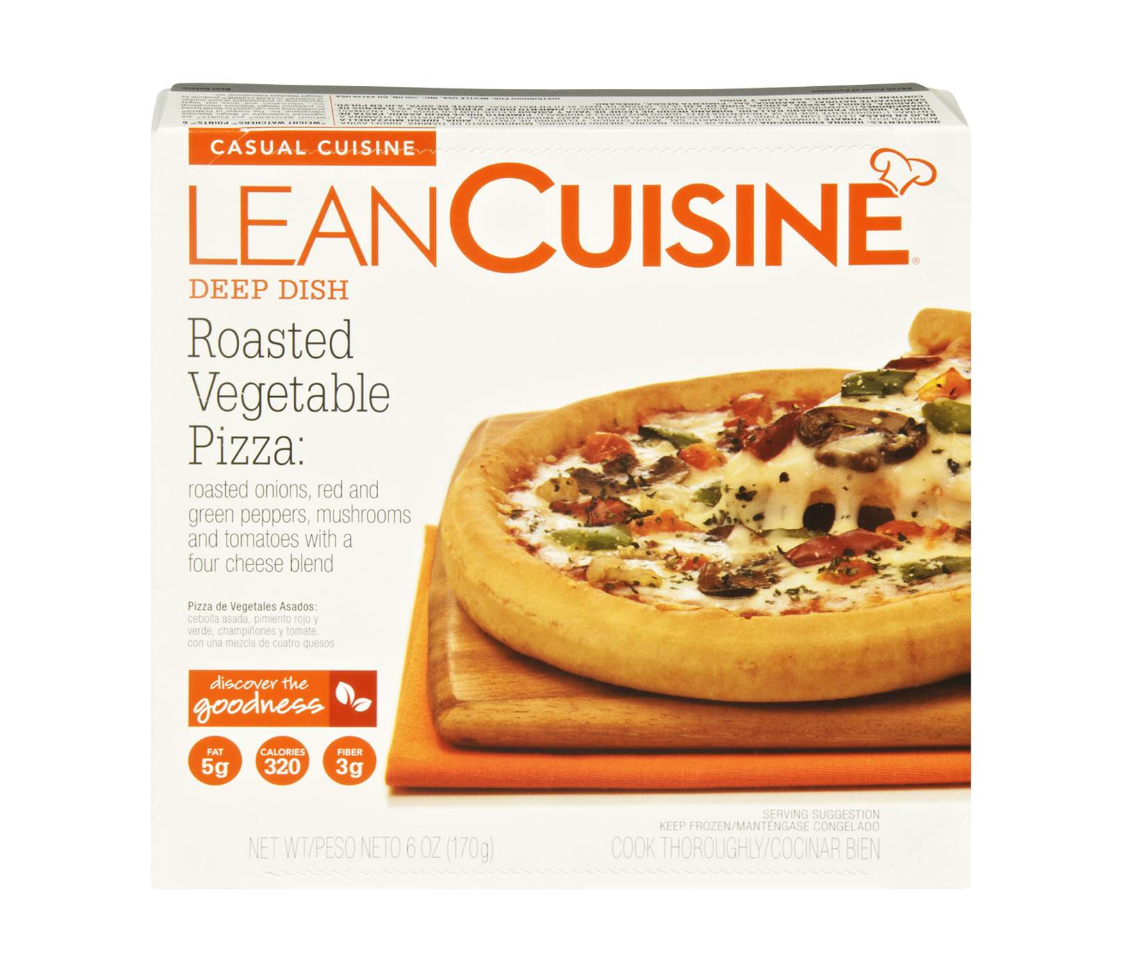 Lean Cuisine Culinary Collection Deep Dish Roasted Veggie Pizza; image 1 of 2