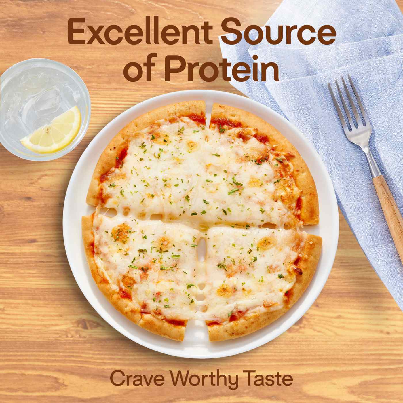 Lean Cuisine 20g Protein Four Cheese Frozen Pizza; image 3 of 7