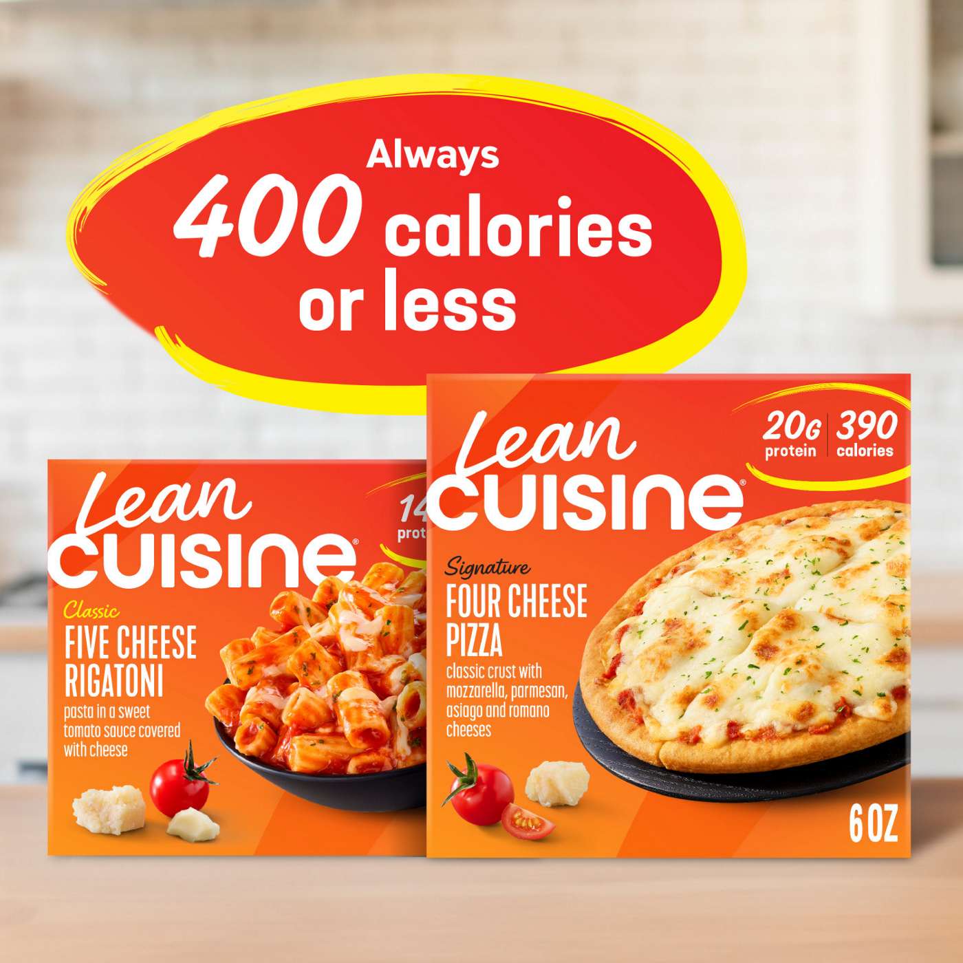 Lean Cuisine 20g Protein Personal Size Four Cheese Frozen Pizza; image 5 of 8