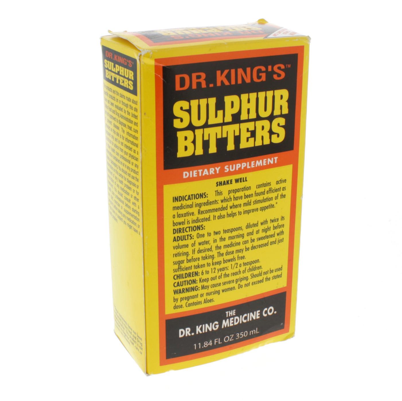 Dr. King's Sulphur Bitters Dietary Supplement; image 1 of 2