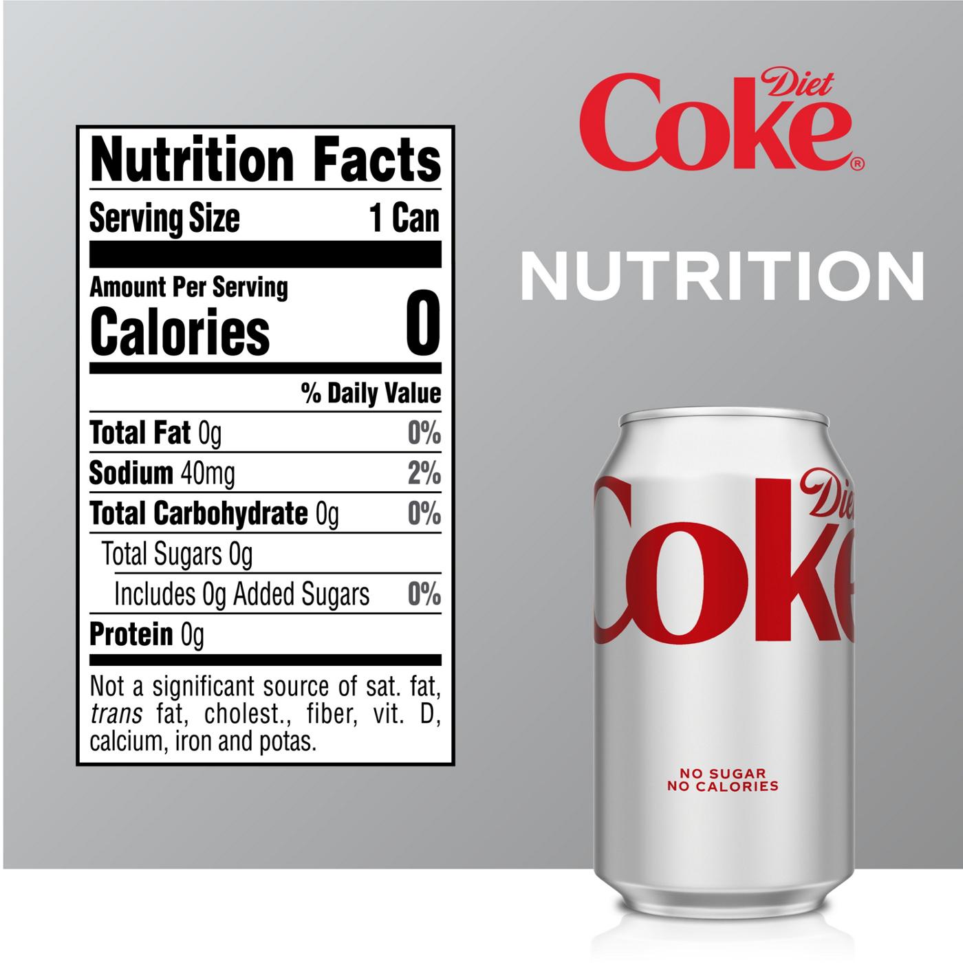 Diet Coke Soda Soft Drink 24 pk Cans; image 4 of 4
