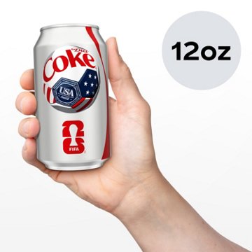 Diet Coke Soda Soft Drink 24 pk Cans, 12 oz