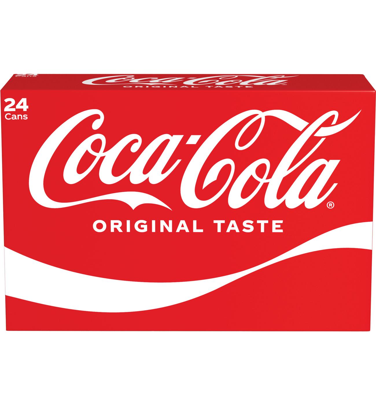 Coca-Cola Soda Soft Drink 24 pk Cans; image 1 of 7