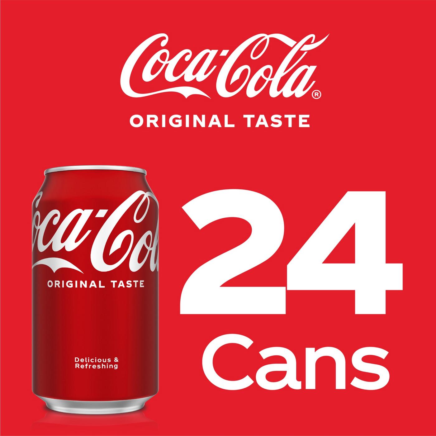 Coca-Cola Soda Soft Drink 24 pk Cans; image 7 of 7