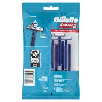 Gillette Sensor2 Fixed Head Men's Disposable Razors