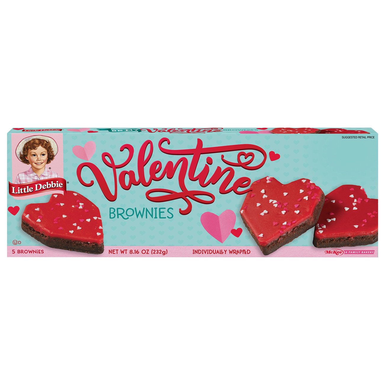 Little Debbie Be My Valentine Iced Brownies - Shop Snack Cakes at H-E-B