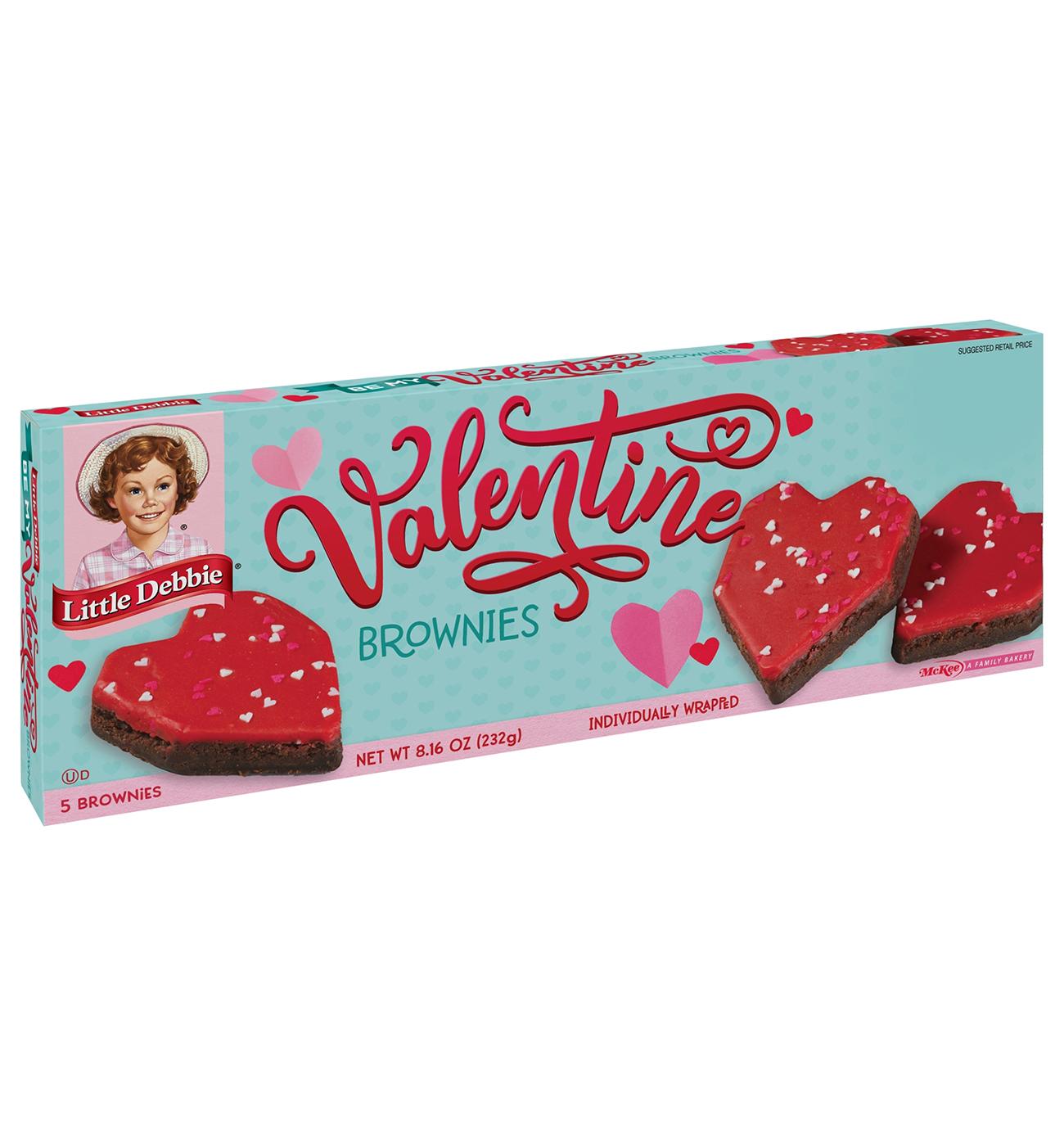 Little Debbie Iced Valentine Brownies; image 2 of 5