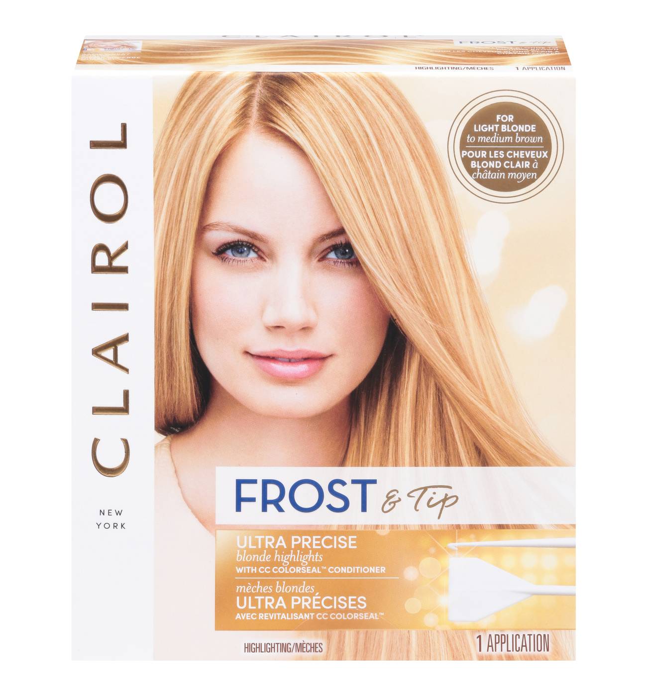 Clairol Frost & Tip Ultra Precise Blonde Highlights for Light Blonde/Medium Brown; image 1 of 3