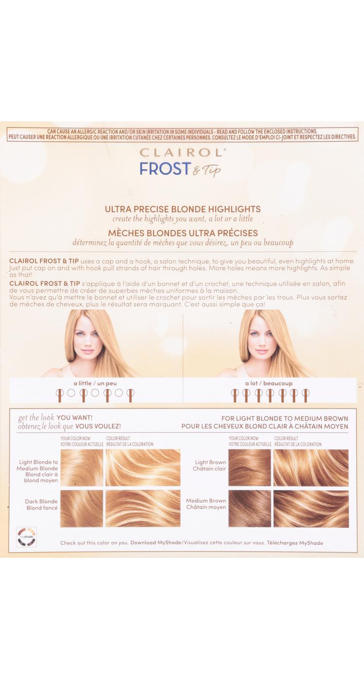 Clairol Frost & Tip Ultra Precise Blonde Highlights for Light Blonde/Medium Brown; image 3 of 3