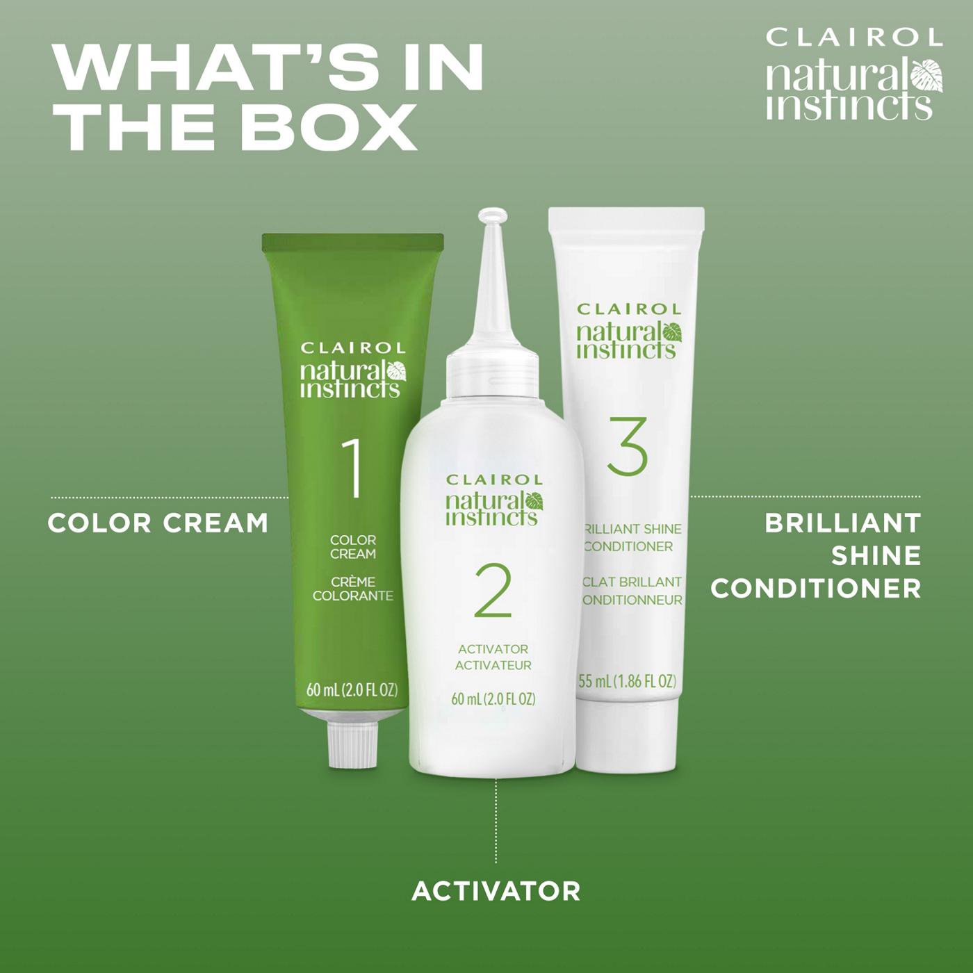 Clairol Natural Instincts Vegan Demi-Permanent Hair Color - 6 Light Brown; image 10 of 10