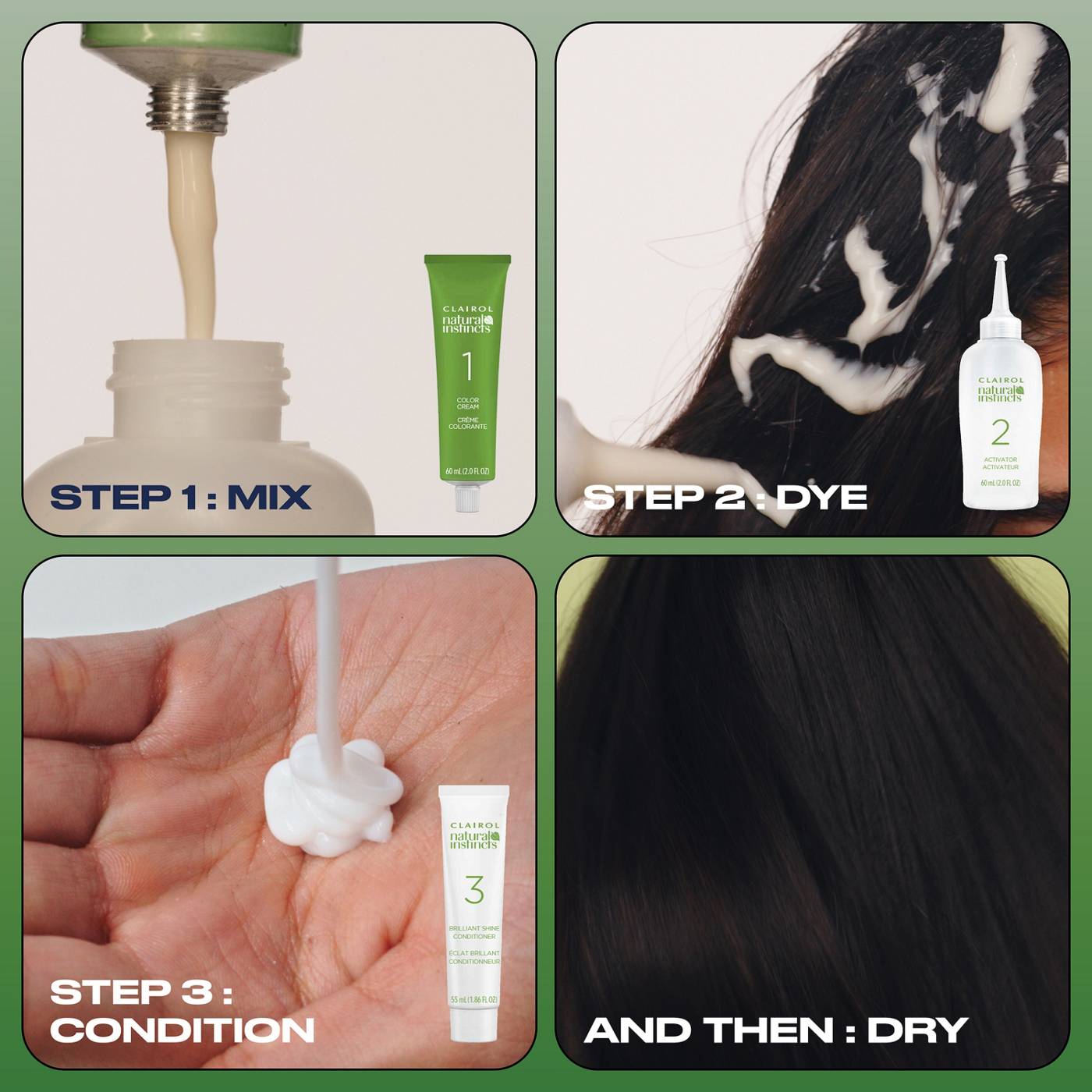 Clairol Natural Instincts Vegan Demi-Permanent Hair Color - 6 Light Brown; image 3 of 10