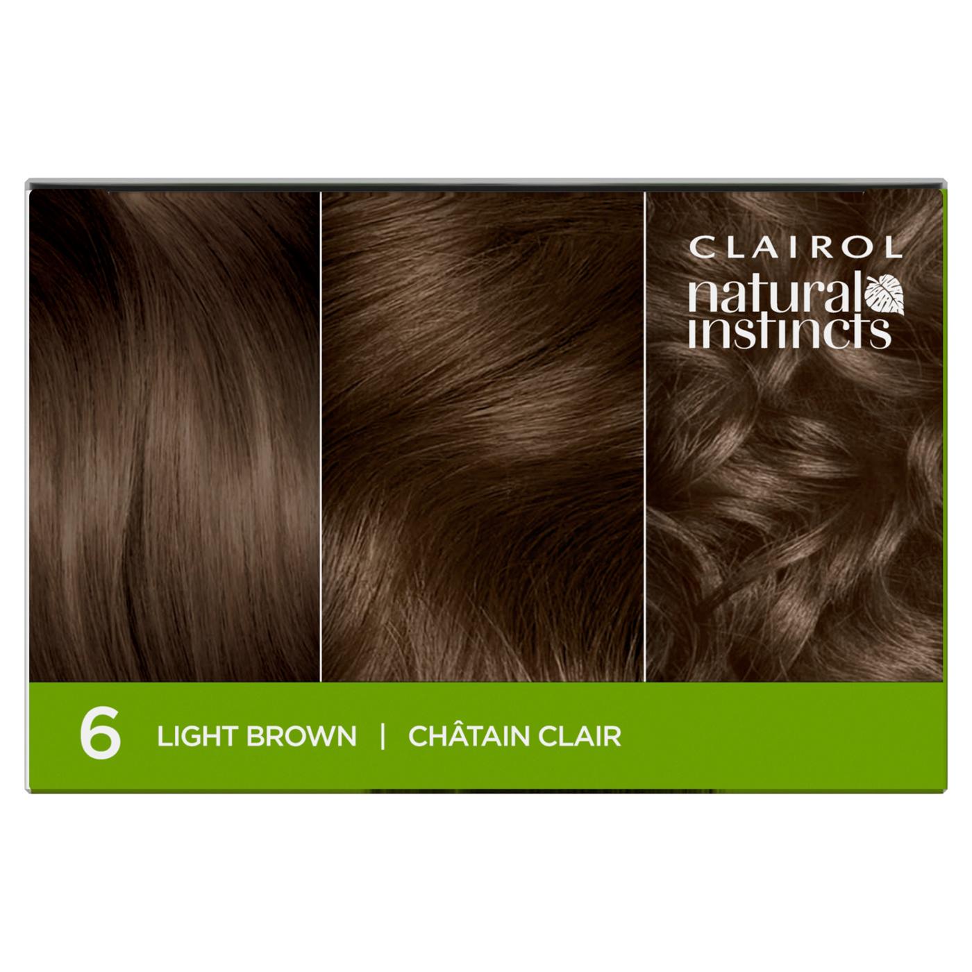 Clairol Natural Instincts Vegan Demi-Permanent Hair Color - 6 Light Brown; image 4 of 10