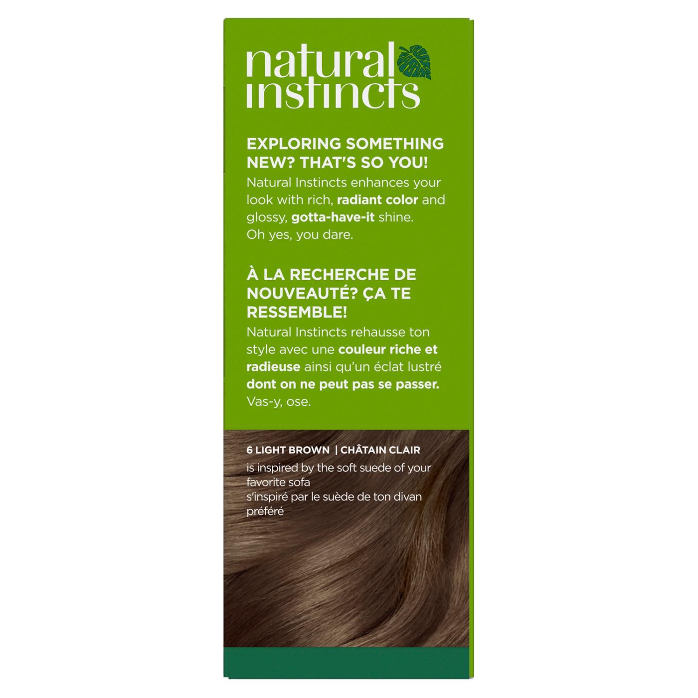 Clairol Natural Instincts Vegan Demi-Permanent Hair Color - 6 Light Brown; image 5 of 10