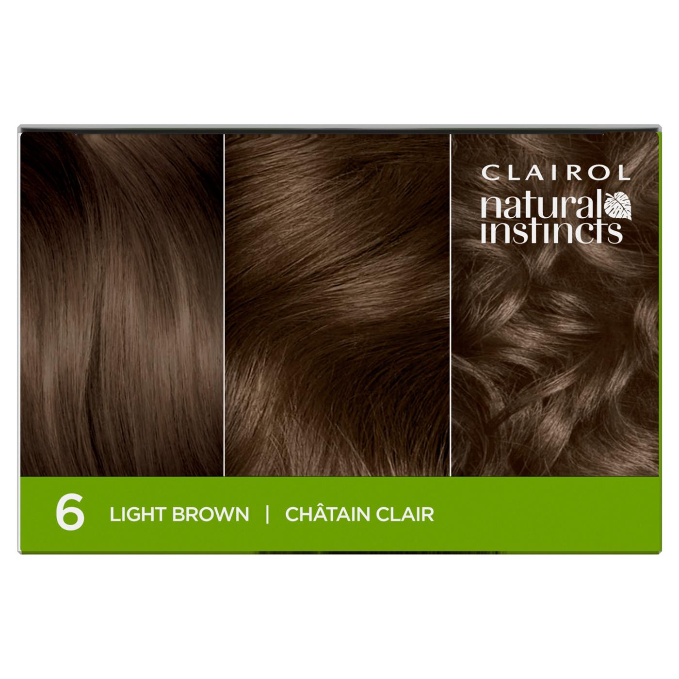 Clairol Natural Instincts Vegan Demi-Permanent Hair Color - 6 Light Brown; image 10 of 10