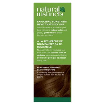 Clairol Natural Instincts Vegan Demi-Permanent Hair Color - 5G Medium Golden Brown