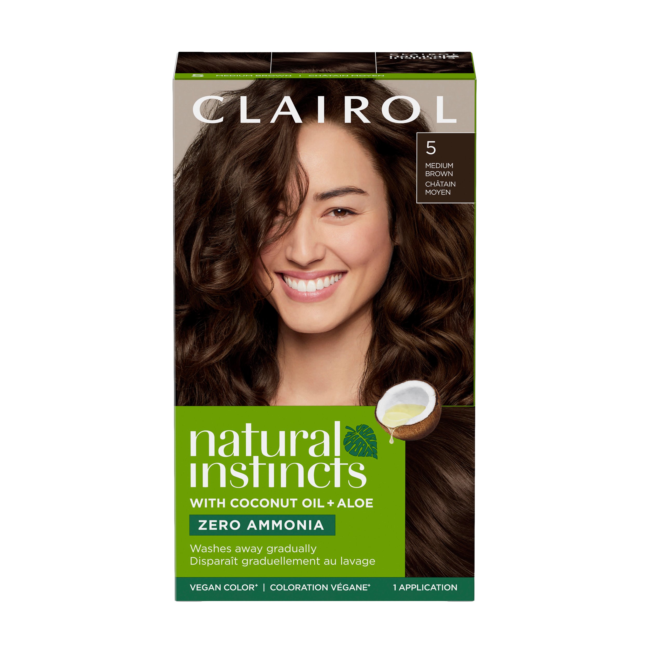 Clairol Natural Instincts Medium Brown 20 Non Permanent Color Shop Hair Color At H E B