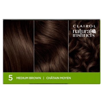 Clairol Natural Instincts Vegan Demi-Permanent Hair Color - 5 Medium Brown