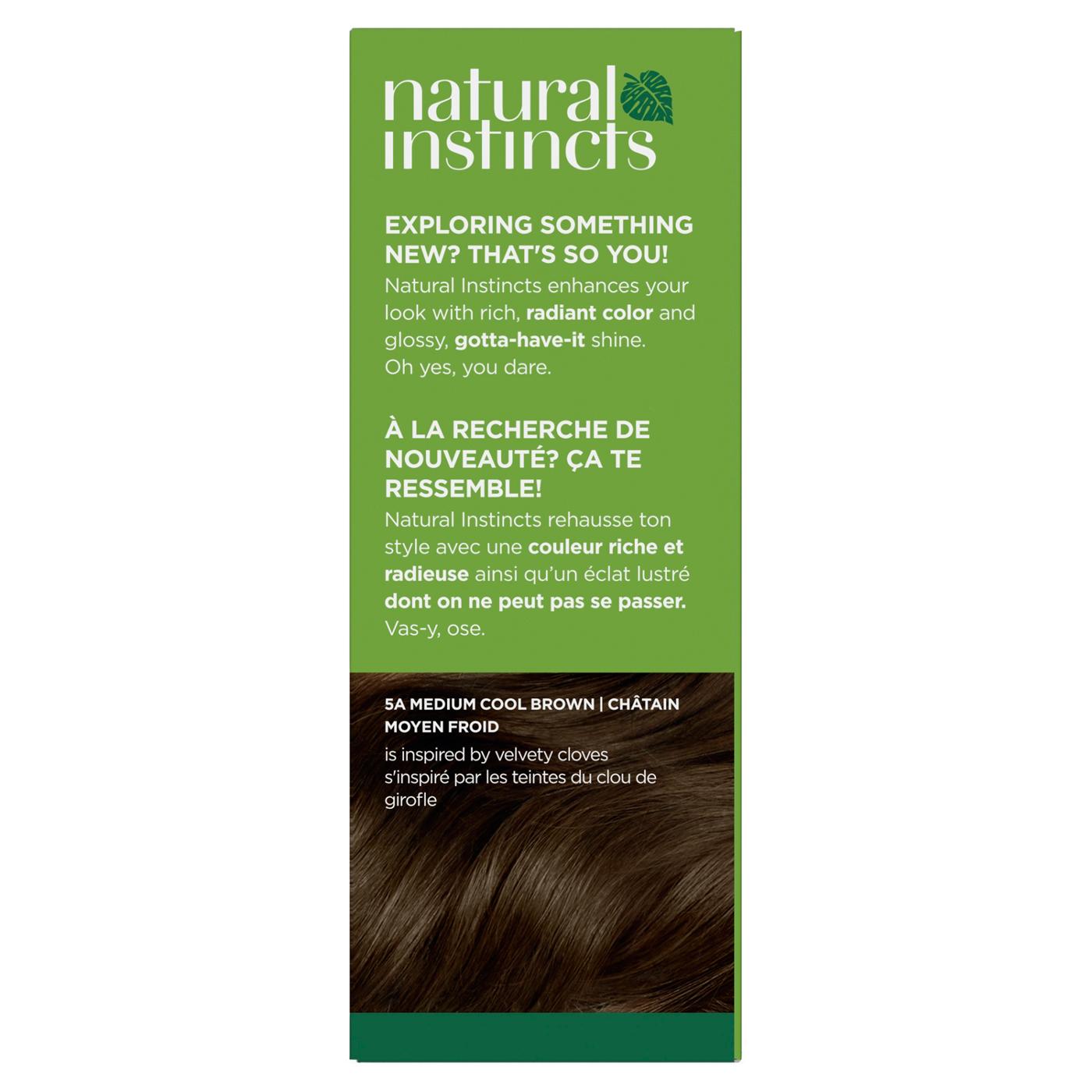 Clairol Natural Instincts Vegan Demi-Permanent Hair Color - 5A Medium Cool Brown; image 3 of 10