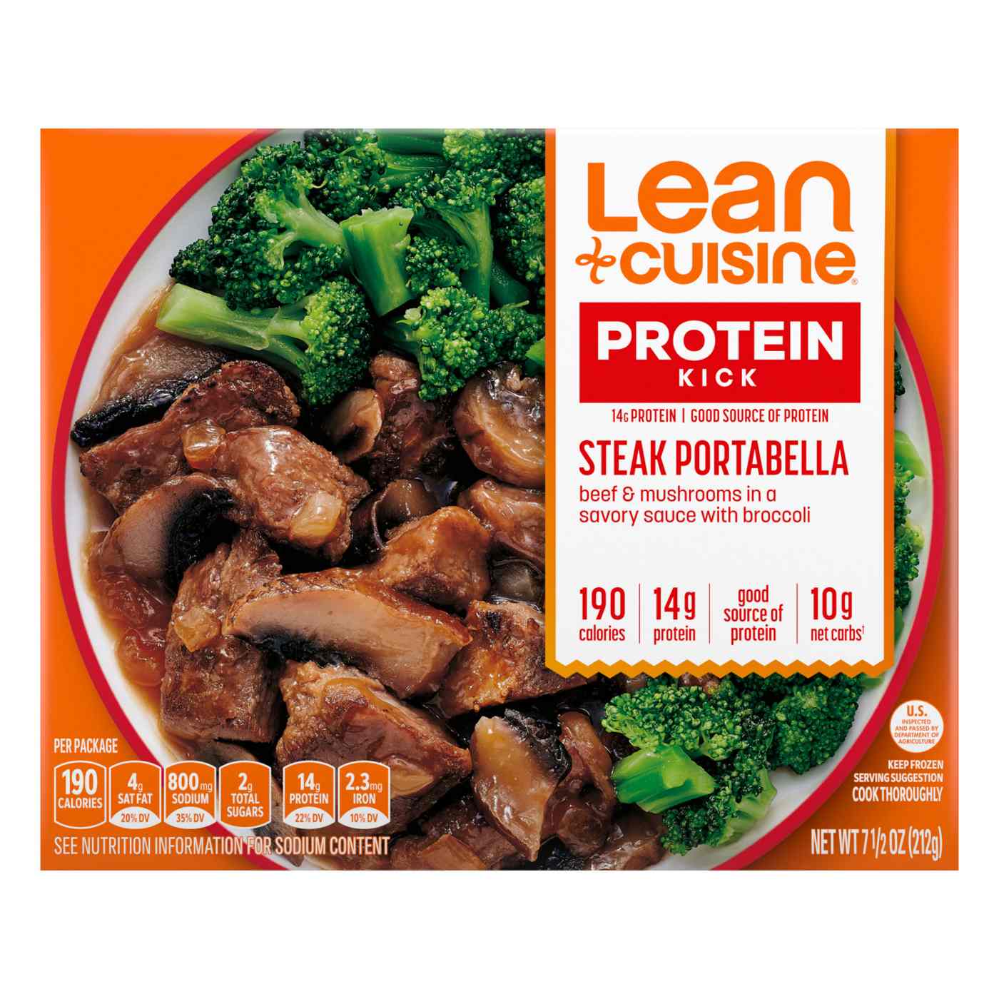 Lean Cuisine 14g Protein Steak Portabella Frozen Meal; image 1 of 7