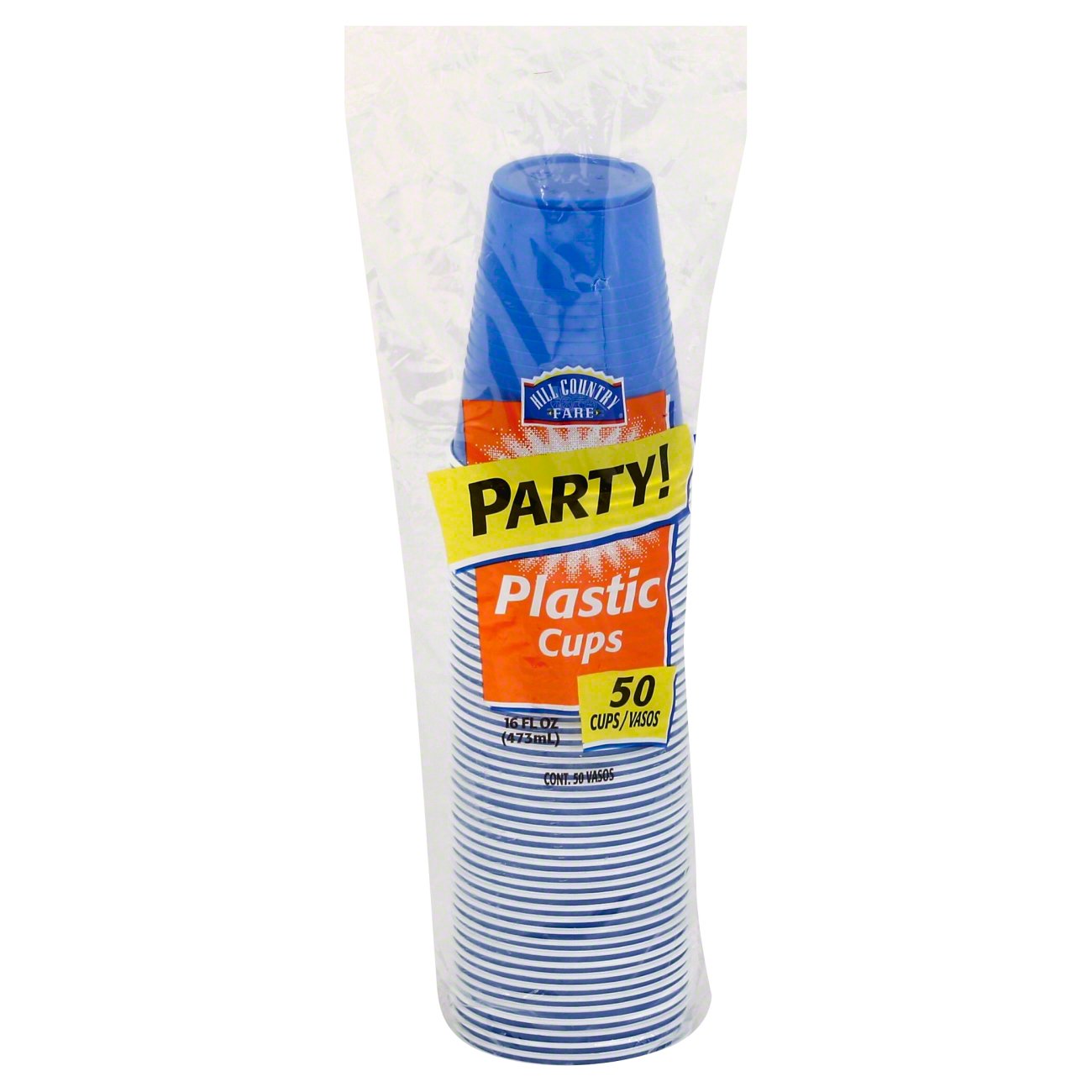 Hill Country Fare Plastic Party Cups, Assorted Colors, 16 oz Shop