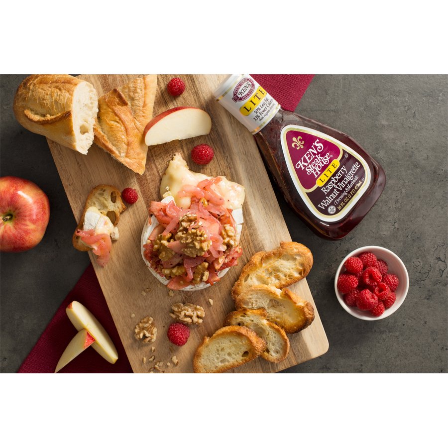 Ken's Steak House Lite Raspberry Walnut Vinaigrette Dressing & Marinade -  Shop Salad dressings at H-E-B