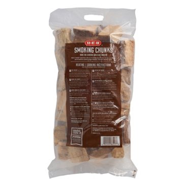 H-E-B Pecan Wood Smoking Chunks, 720 cu. in.