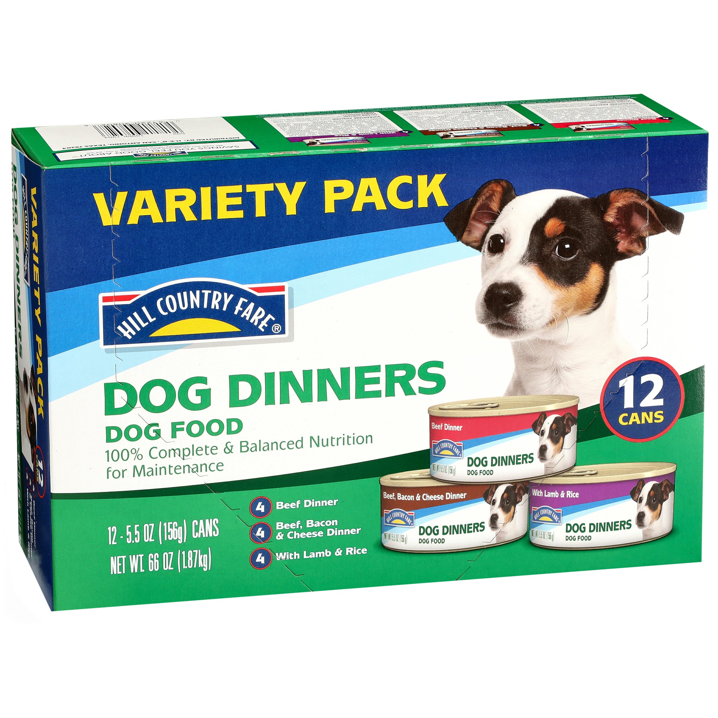 Hill Country Fare Dog Dinners 3 Flavor Wet Dog Food Variety Pack Dog - Shop Dogs at H-E-B