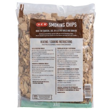H-E-B Oakwood Wood Smoking Chips, 192 cu. in.