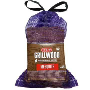 H-E-B Natural Mini Mesquite Grillwood, 570 cu. in.