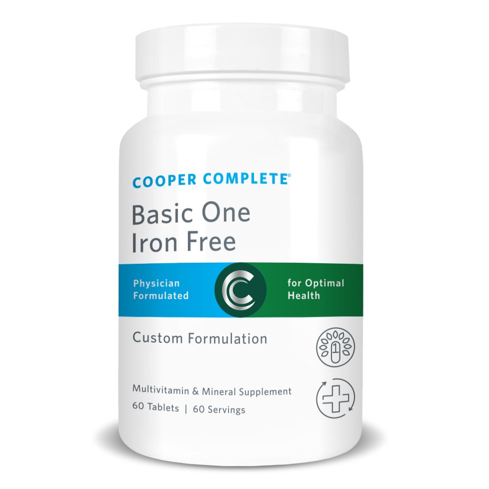Cooper Complete Basic One Iron Free Multivitamin And Mineral Supplement ...