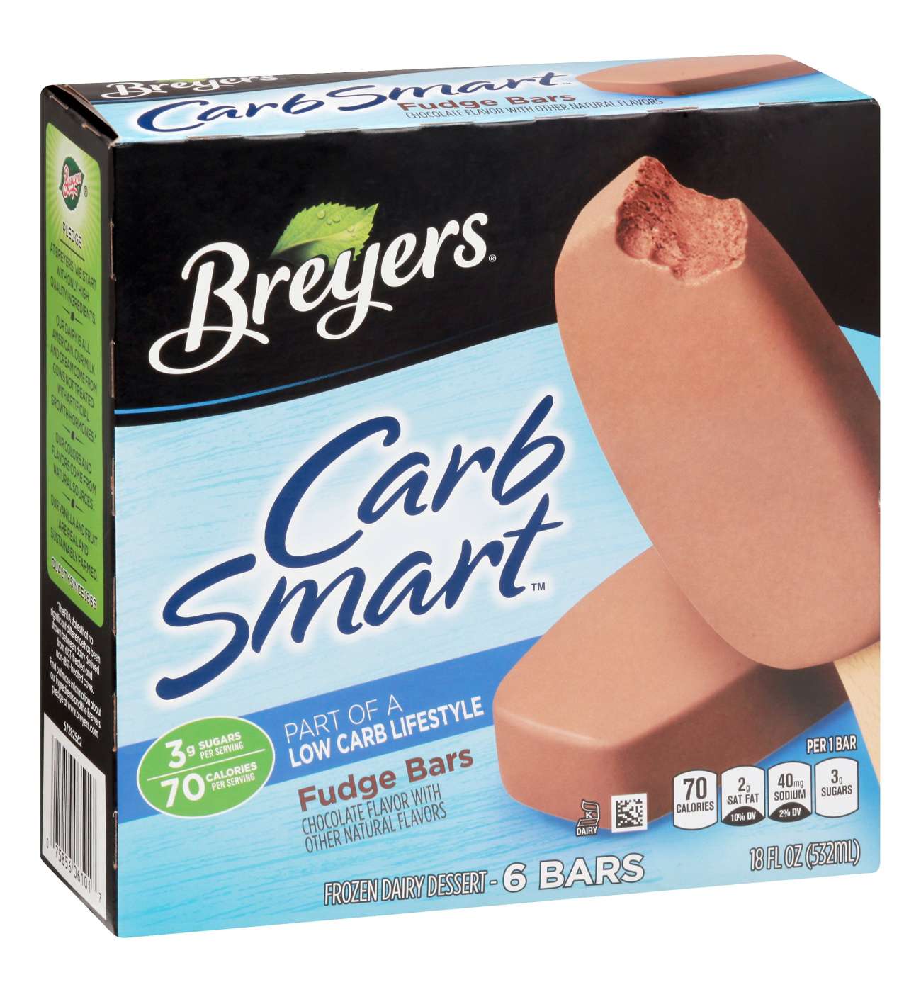 Breyers Carb Smart Fudge Bars; image 1 of 2