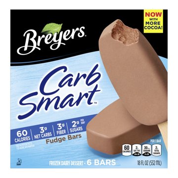 Breyers Carb Smart Fudge Bars, 6 ct
