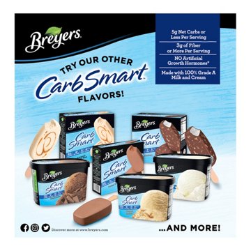 Breyers Carb Smart Fudge Bars, 6 ct