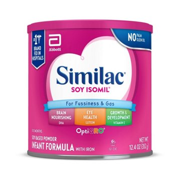 Similac Soy Isomil Powder Infant Formula with Iron, 12.4 oz