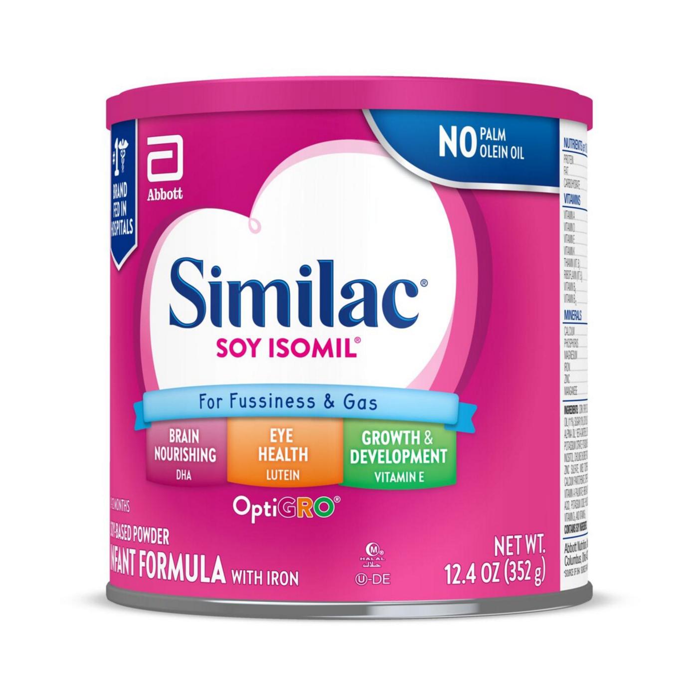 Similac Soy Isomil Powder Infant Formula with Iron; image 7 of 9