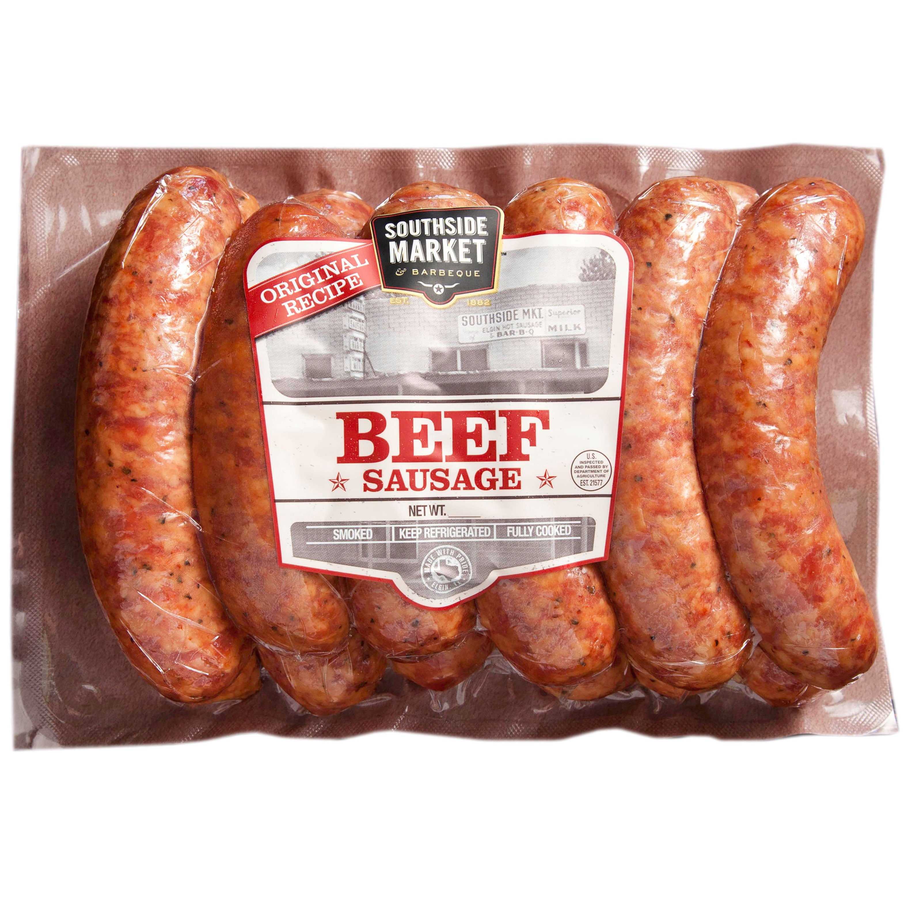 Southside Market & Barbeque Beef Smoked Sausage Value Pack Shop Sausage at HEB