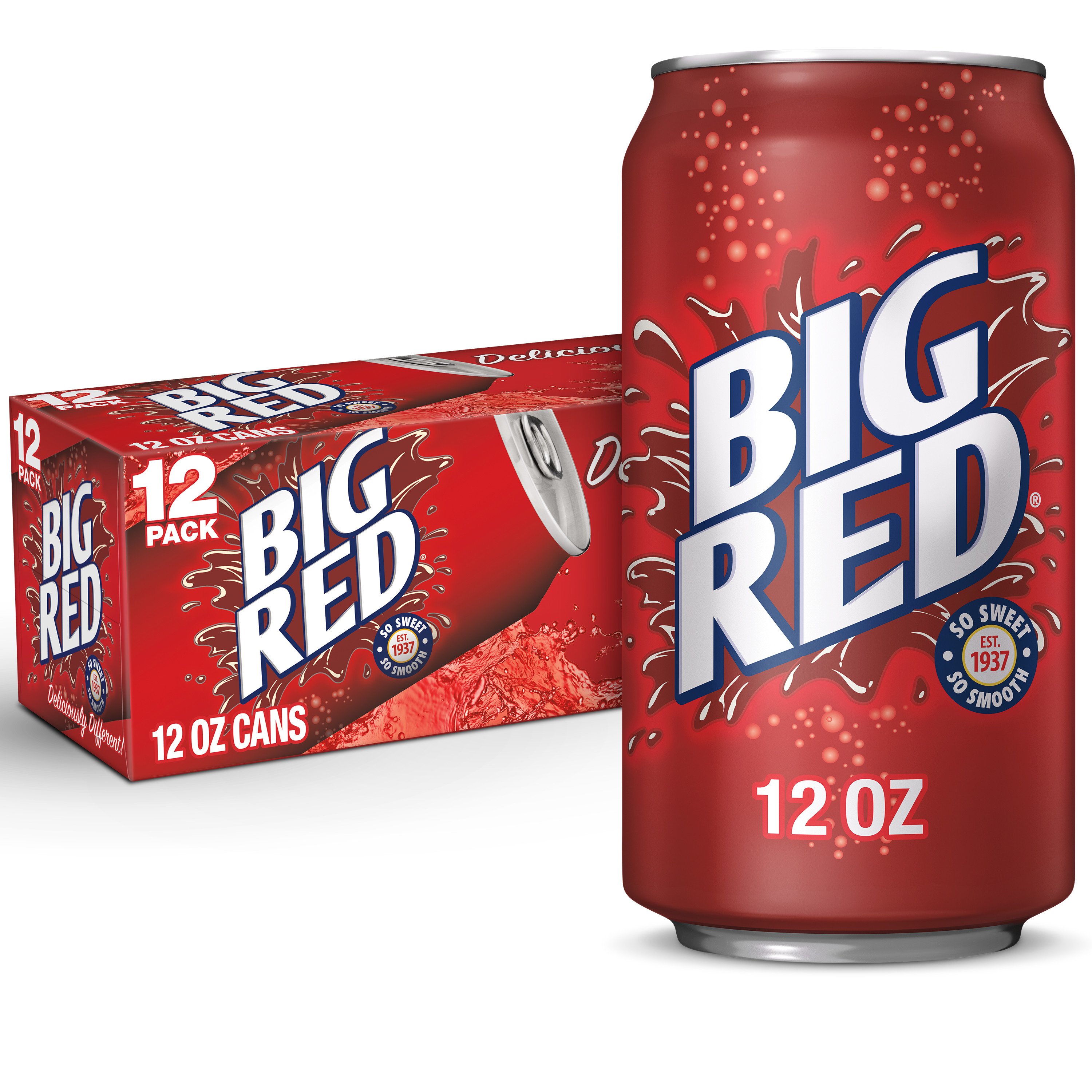 Big Red Soda 12 oz Cans - Shop Soda at H-E-B