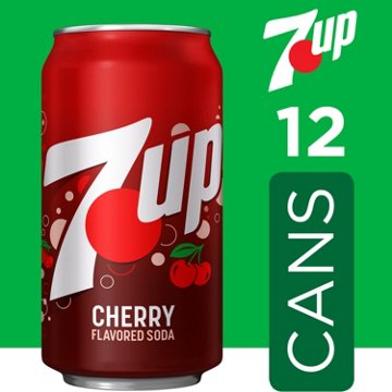 7UP Cherry Soda 12 pk Cans