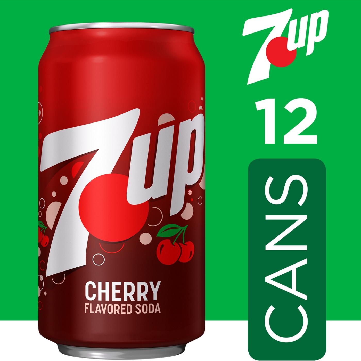 7UP Cherry Soda 12 pk Cans; image 5 of 5