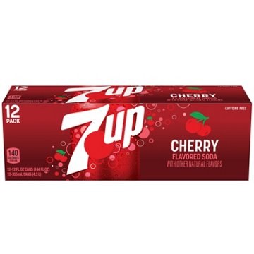 7UP Cherry Soda 12 pk Cans