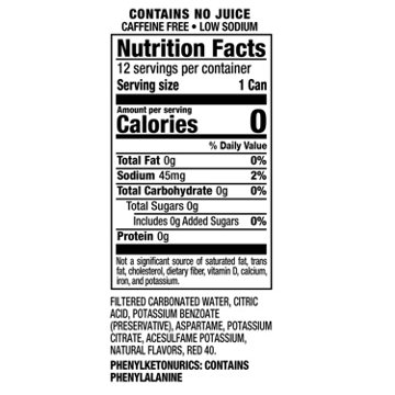 7UP Zero Sugar Cherry Soda 12 pk Cans