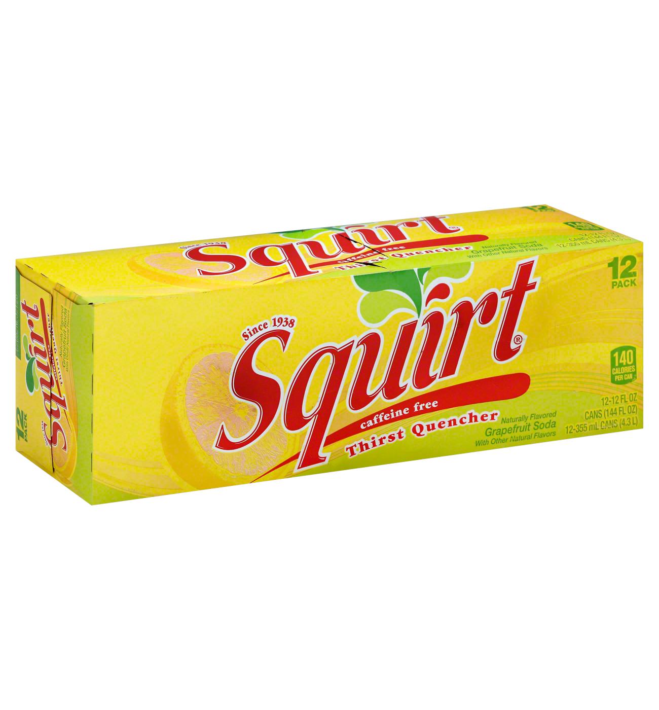 Squirt Grapefruit Soda 12 pk Cans; image 1 of 3