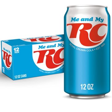 RC Cola Soda 12 pk Cans